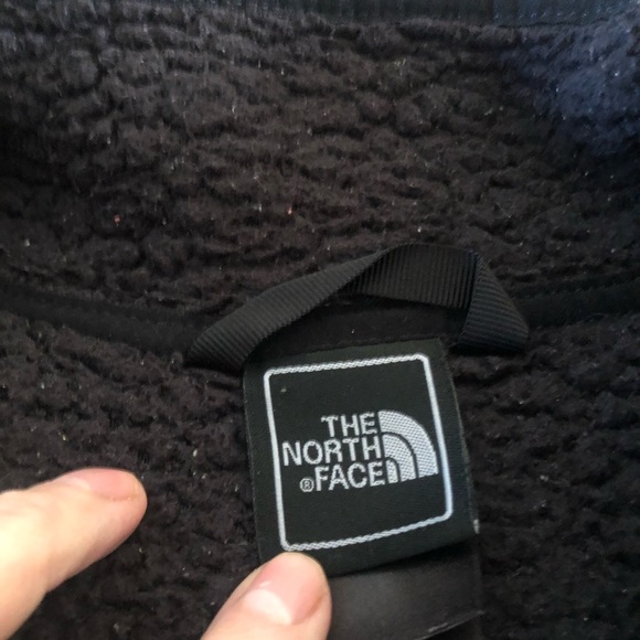 North Face zip fluffy fleece jacket - Picture 6 of 15